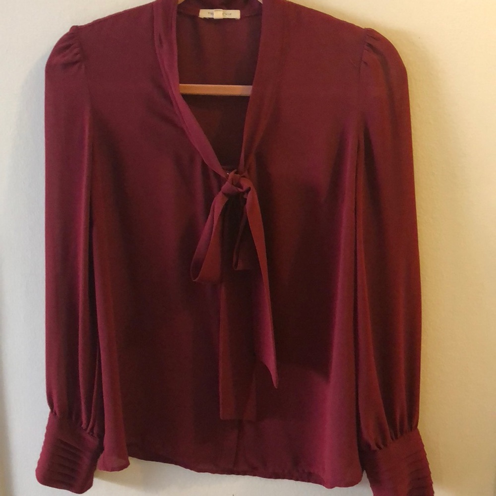 Red blouse!